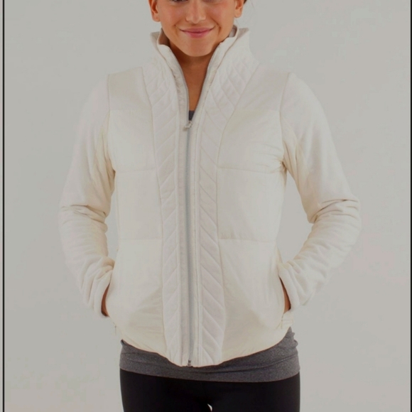 lululemon athletica Jackets & Blazers - Lululemon St Moritz Jacket in Polar Cream